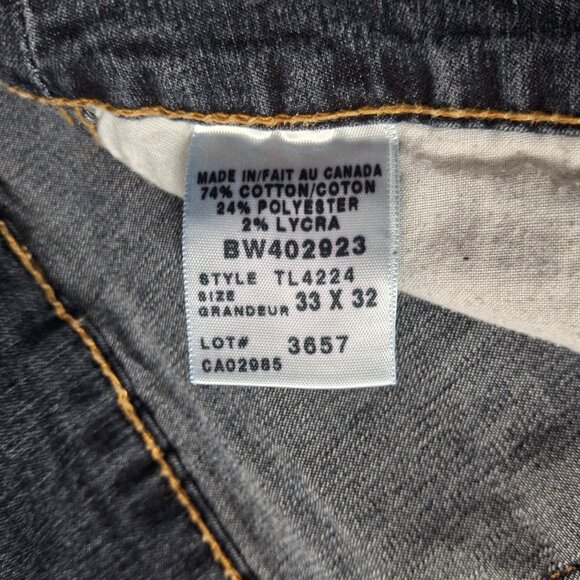 Bluenotes Hiphugger Flare Low Rise Womens Jeans Size 33x32 (Size 10) Vintage - Picture 15 of 16